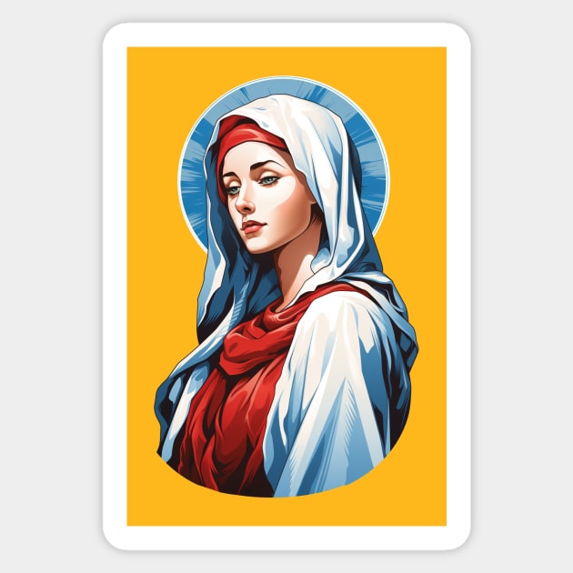 Mother Mary Sticker by GabrielsCorner